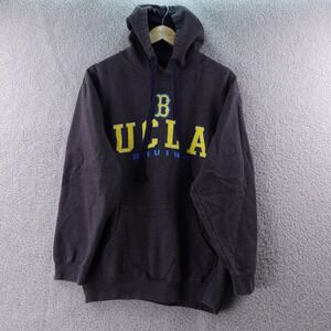 Vintage‎ UCLA Bruins Y2K Boxy Hoodie Sweatshirt Mens Size M NCAA Ivy League